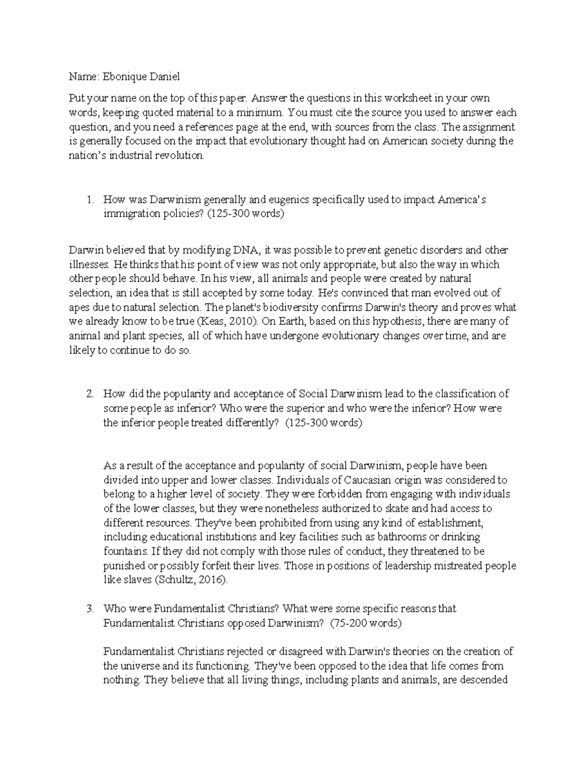Social Darwinism And Modern Society: A Dangerous Connection? - cwdwlf0