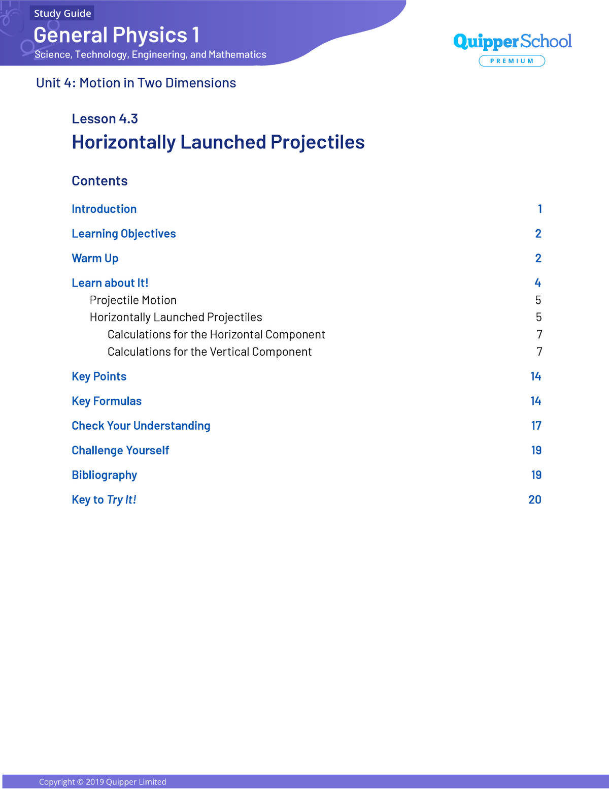 Horizontally Launched Projectiles - Horizontally Launched Projectiles ...