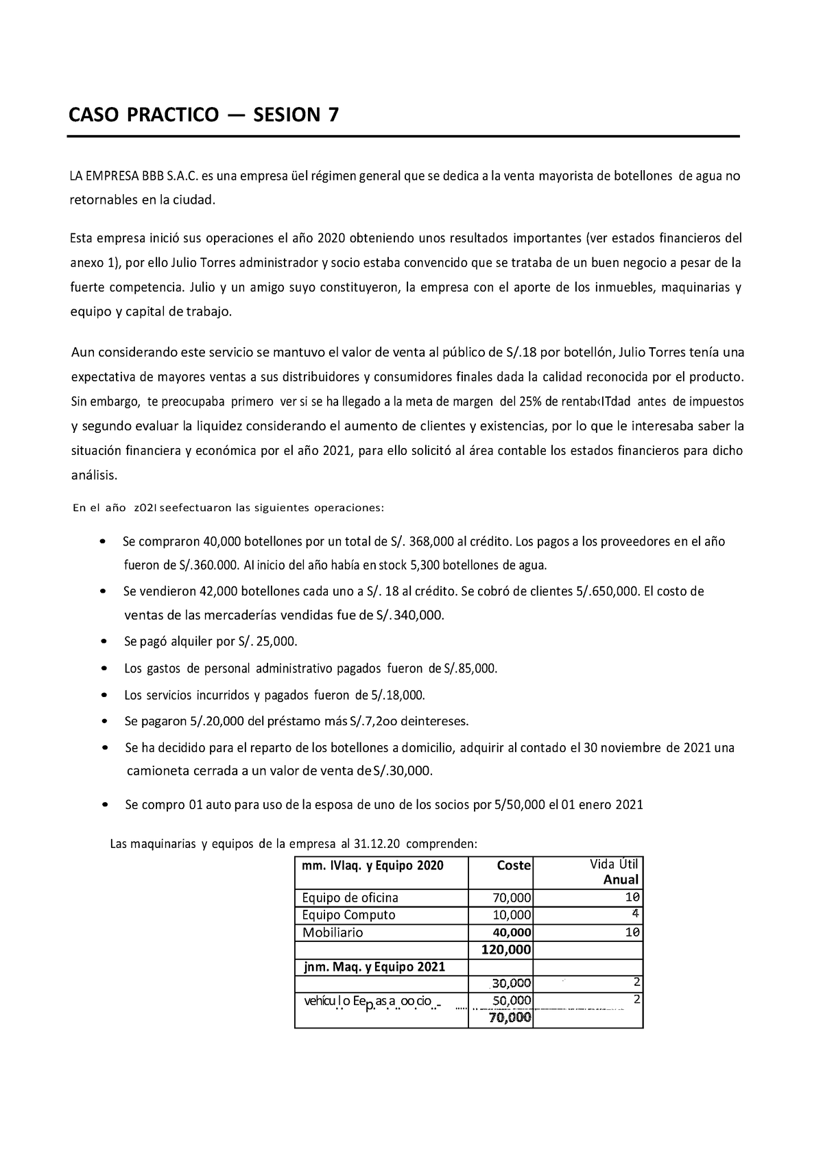 Caso Practico Viernetro Caso Practico — Sesion 7 La Empresa Bbb Sa Es Una Empresa üel 2747