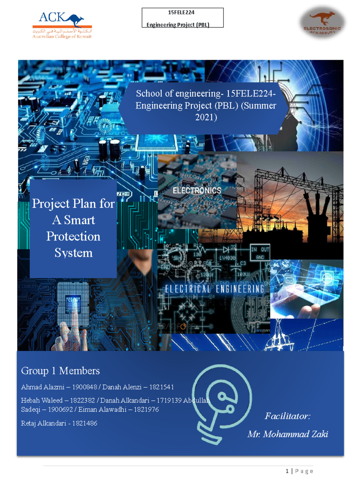 Project (3) - Engineering Project (PBL) School of engineering ...