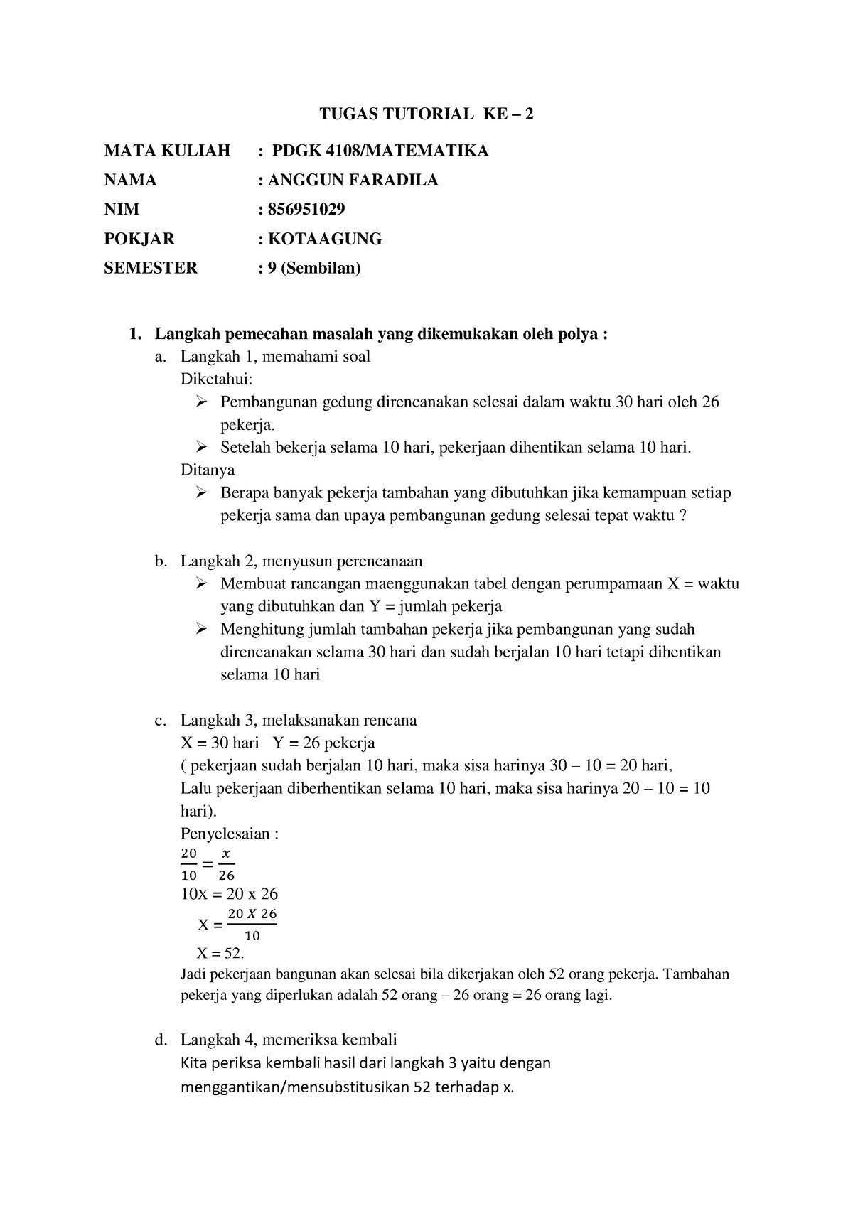 Anggun Faradila 856951029 PDGK4108 T2 - TUGAS TUTORIAL KE – 2 MATA ...