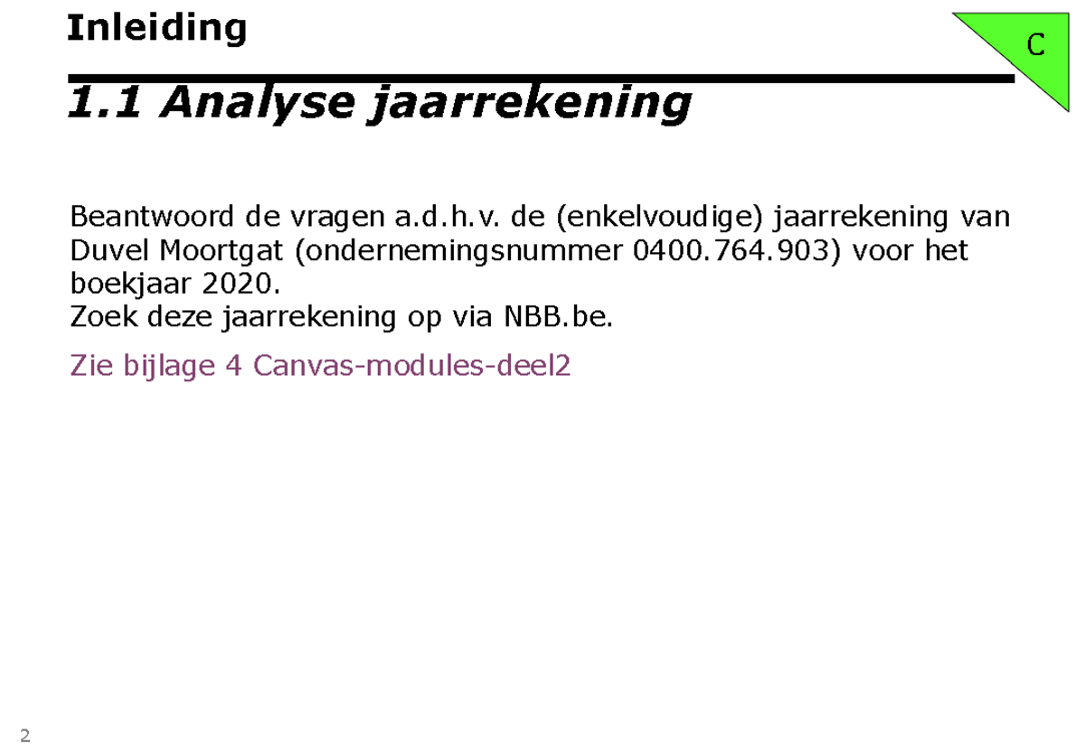 Bijlage 6 - Fin ana 2022-2023 - oplossing classicale oefeningen - 2