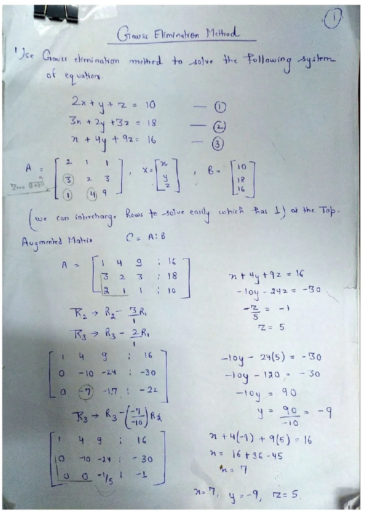 Eulers Method Notes and example problems - Computer Oriented Numerical ...