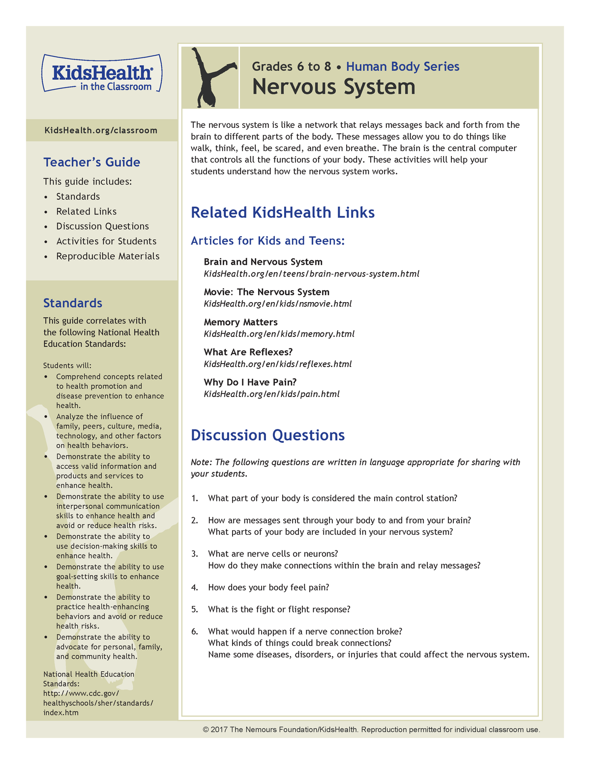 nervous-system-activities-kidshealth-classroom-grades-6-to-8-human