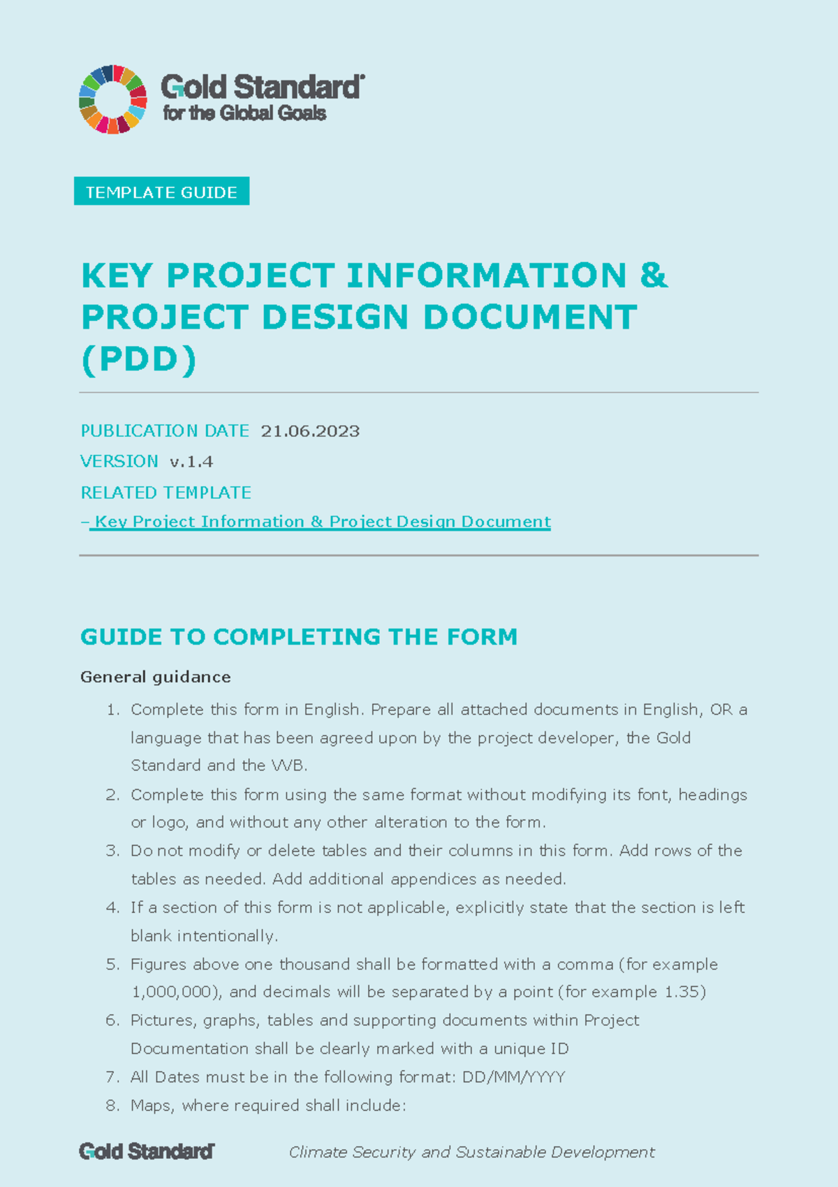 TGuide-Pre Review V1 - TEMPLATE GUIDE KEY PROJECT INFORMATION & PROJECT ...