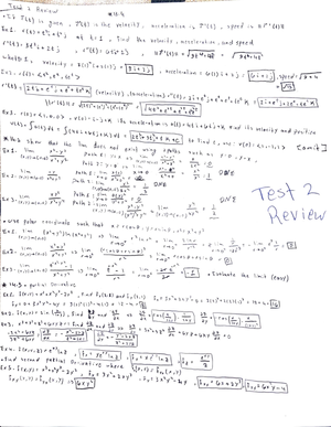 Calc III Sample Test 1 Spring 2023 - AV1r. c..
