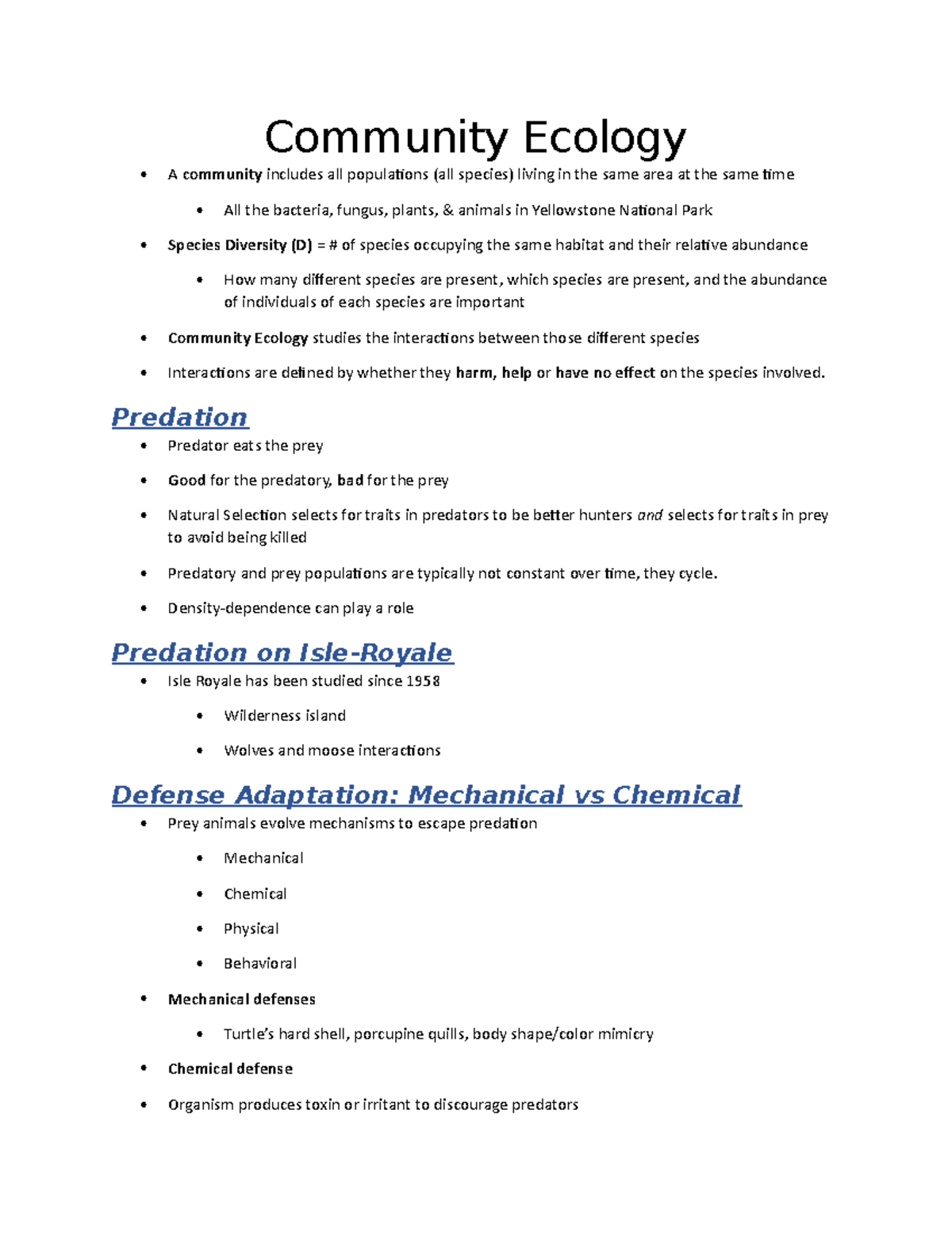 Community Ecology - Describe how ecologists measure population size and ...