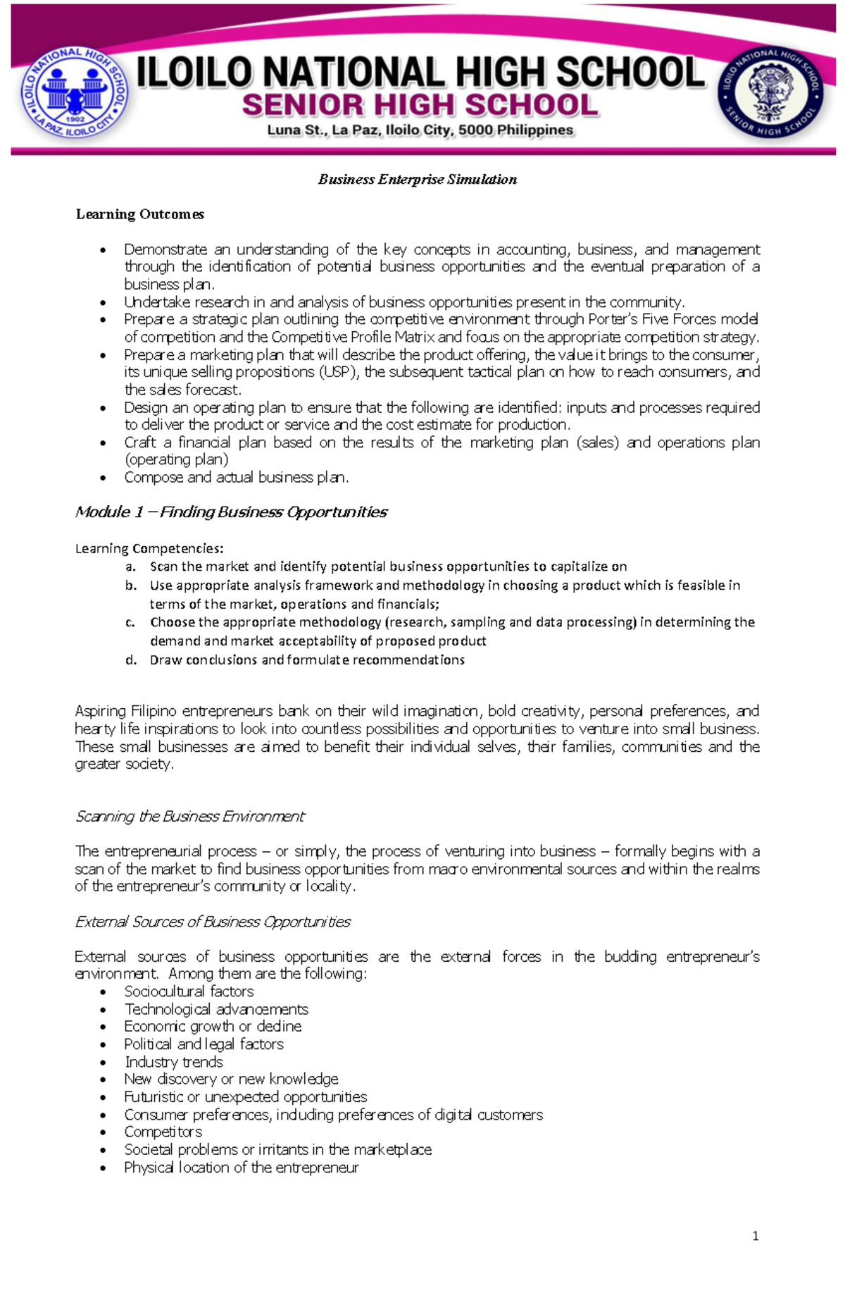 business-enterprise-simulation-module-1-1-business-enterprise