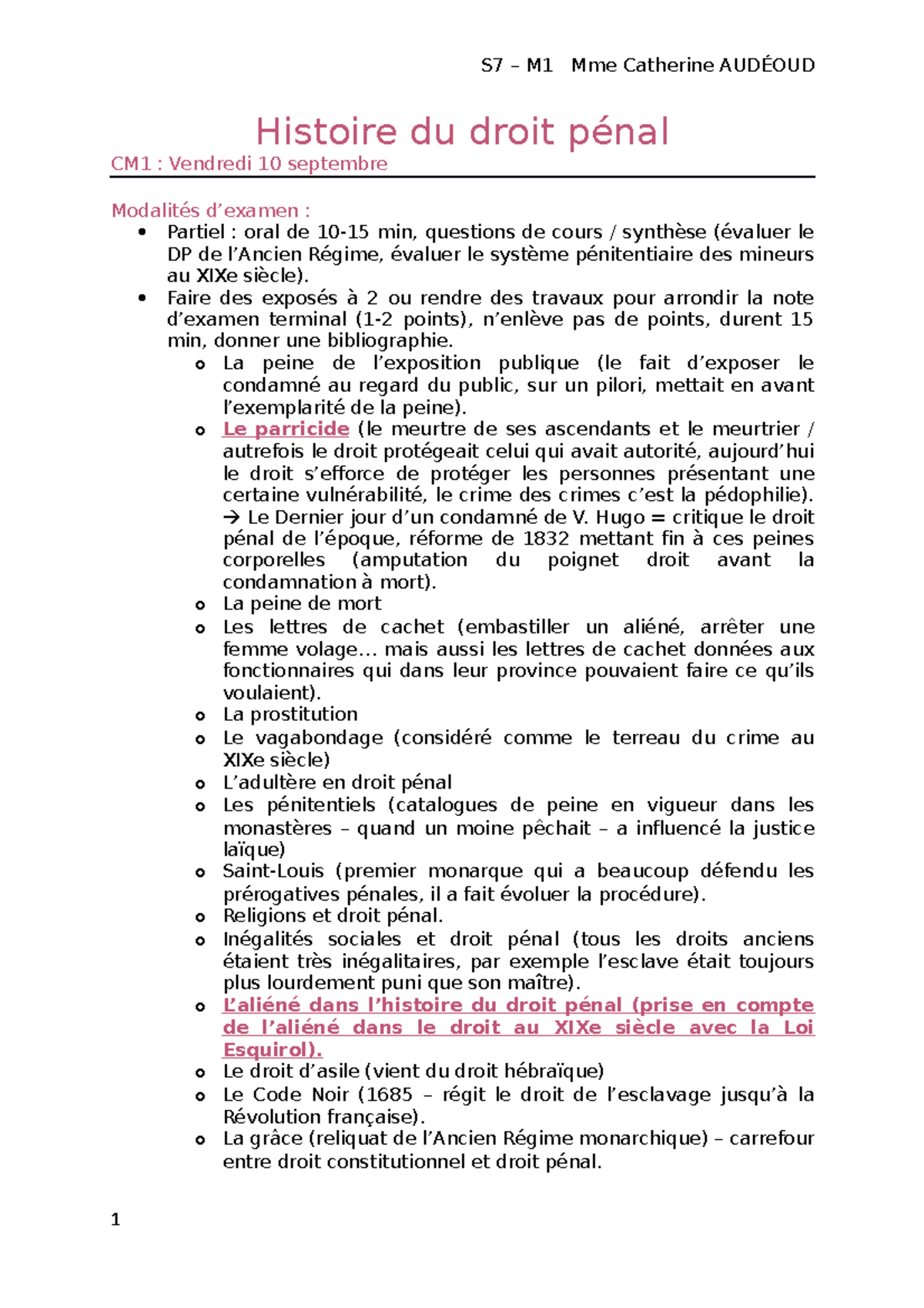 CM Histoire DU DP - Une situation qui présente un élément d’extranéité ...