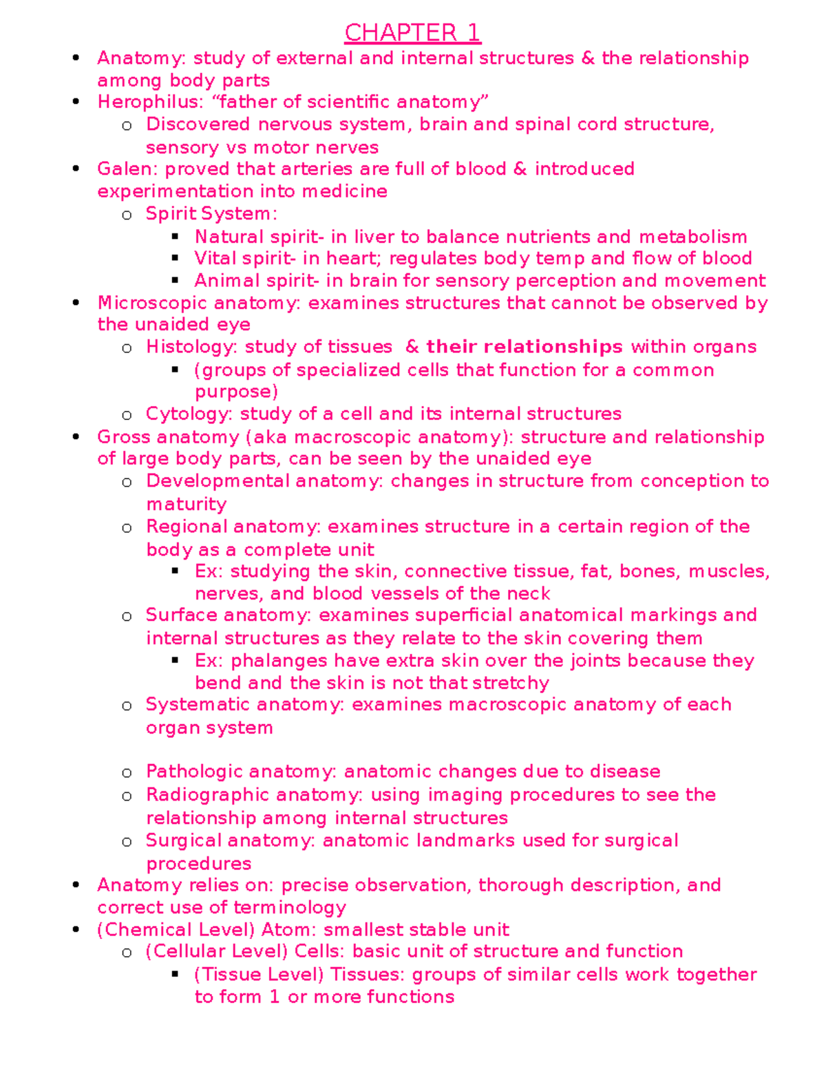 Usmle Anatomy Questions