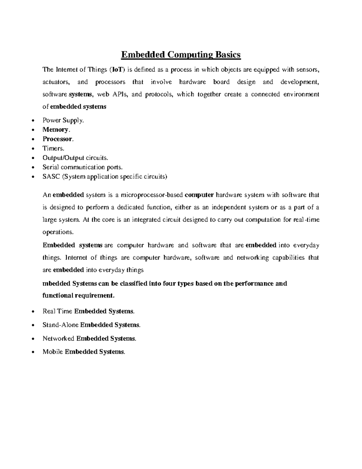 IOT UNIT 2 - focuses on hands-on IoT concepts such as sensing ...