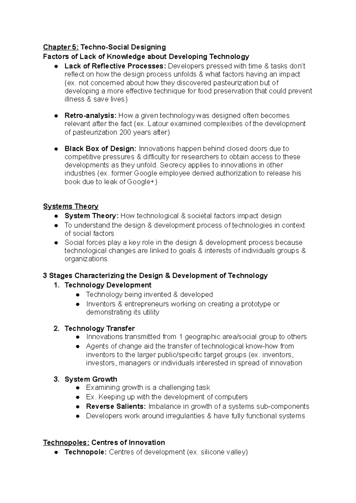 NATS - Lecture 13 - Technology, Science and Society Notes - Chapter 5 ...