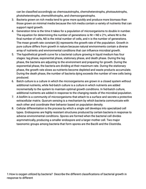 S3 - summary of a study guide - BIOL 2321 - Studocu