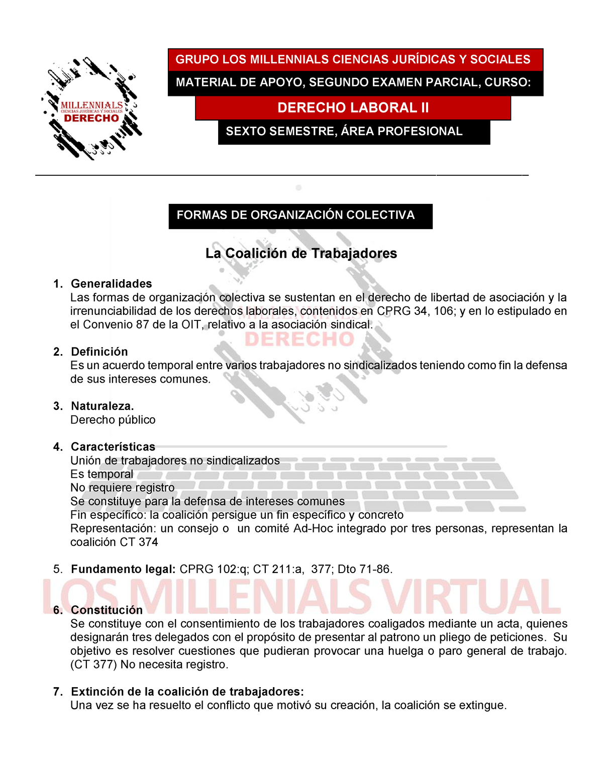 Derecho Laboral II