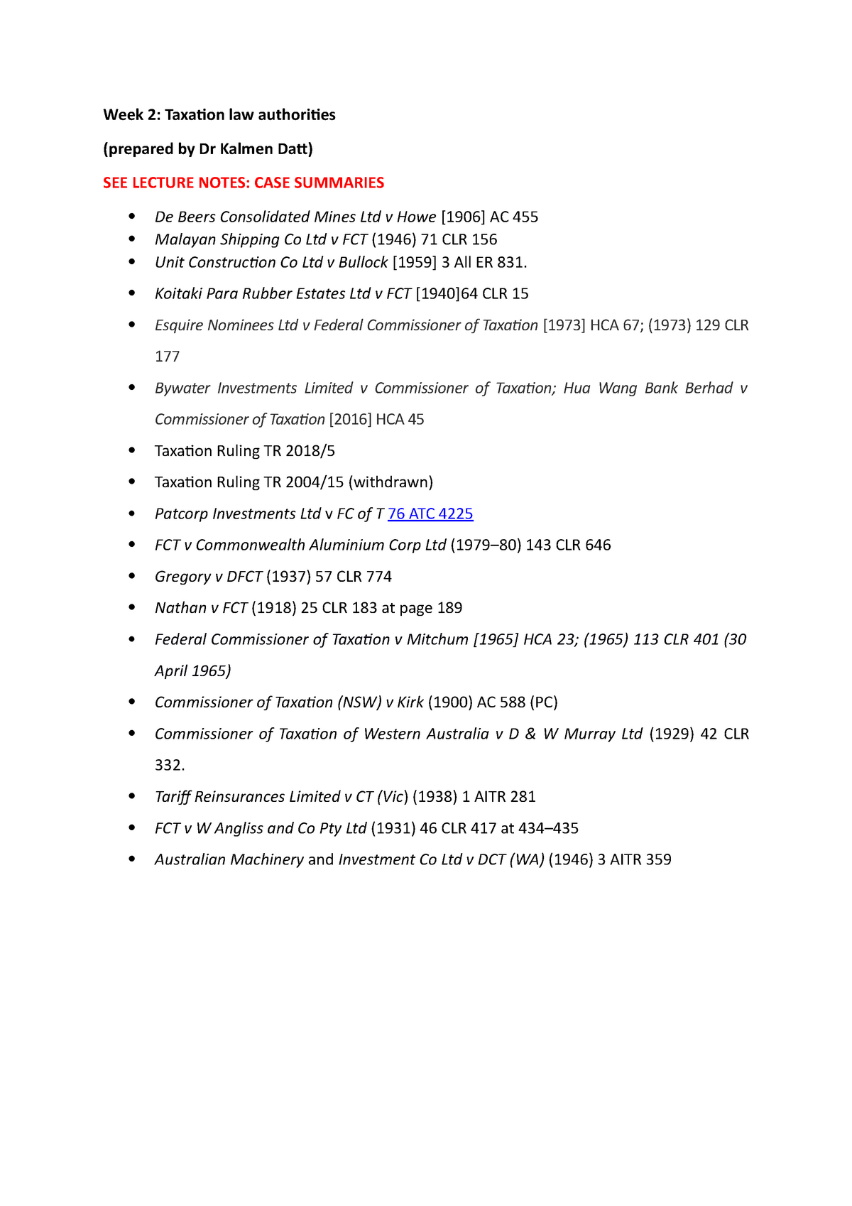 De beers consolidated mines discount ltd v howe case summary