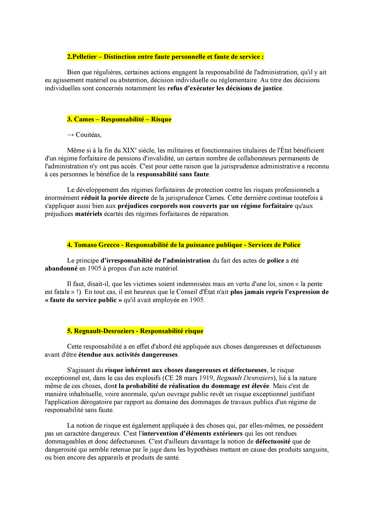 la faute lourde en droit administratif dissertation