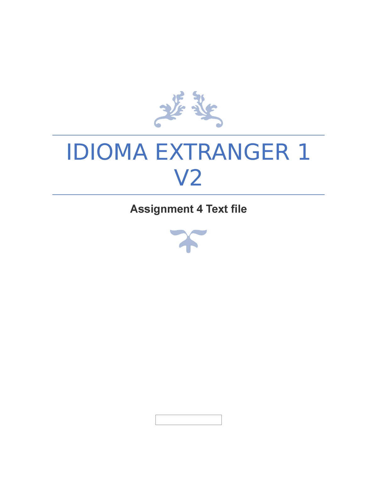 assignment 4 text file idioma extranjero 1 uveg