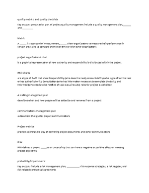 Cce 4031C project planning lecture notes 5 - product, service, or ...