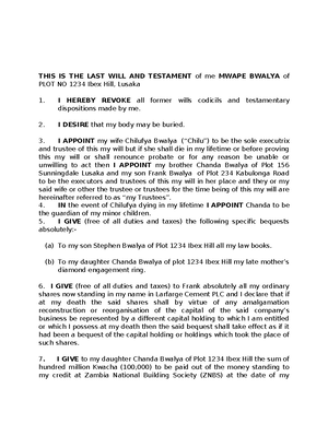 2019 Probate Mids (P - exam - ZIALE Zambia Institute of Advanced Legal ...