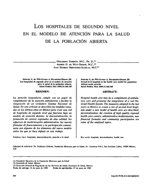 83-Texto del artículo-144-1-10-2014 1110 - Los HOSPITALES DE SEGUNDO NIVEL  EN EL MODELO DE ATENCIÓN - Studocu