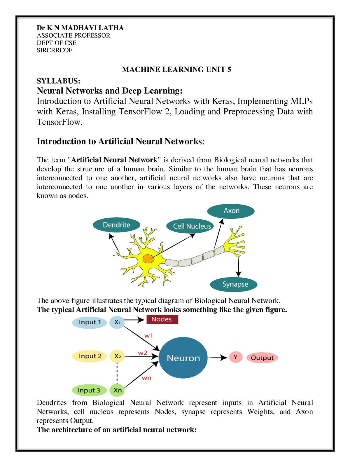 ML UNIT 5 Material - It Is Easy To Understand The Machine Learning ...