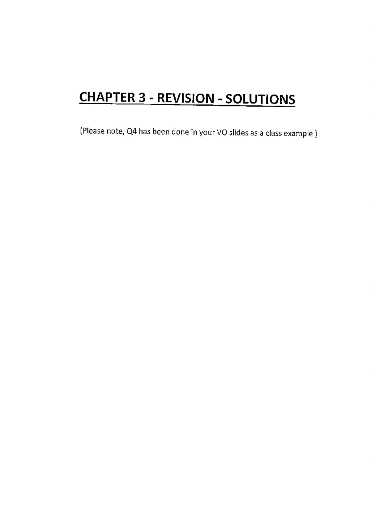 Chapter 3 Revision solutions - MATH1034 - Studocu