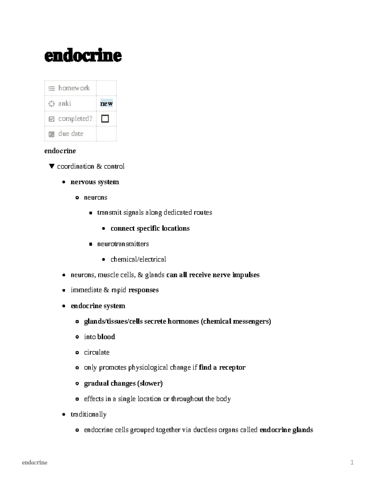 Endocrine notes Dr. Blay BIO_SC 3700 𝐞𝐧𝐝𝐨𝐜𝐫𝐢𝐧𝐞 homework anki 𝐧𝐞𝐰