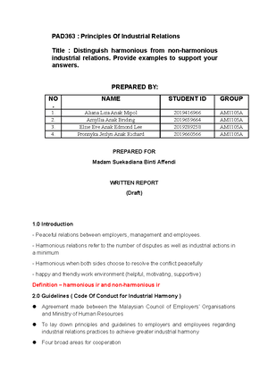 Assignment PAD 363 - FACULTY OF ADMINISTRATIVE SCIENCE AND POLICY ...