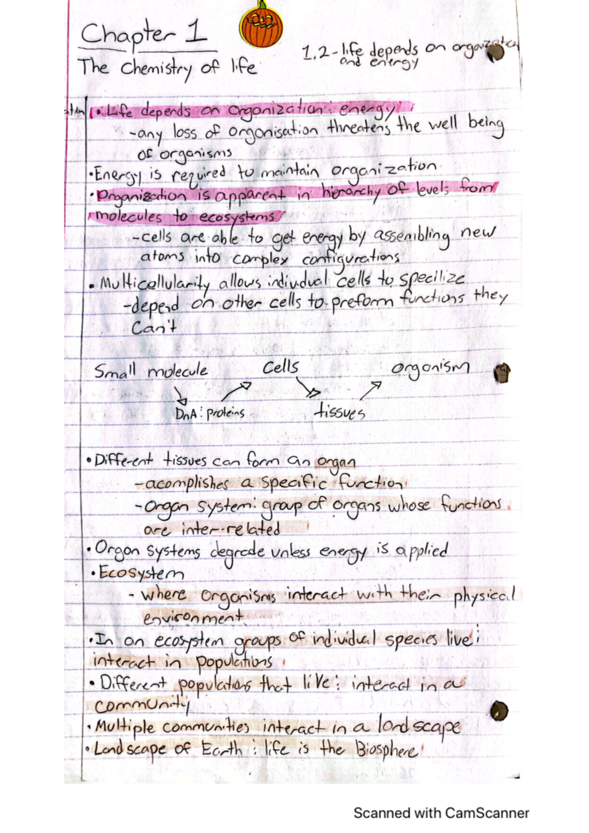 AP Bio Lesson 1.2 - Studocu