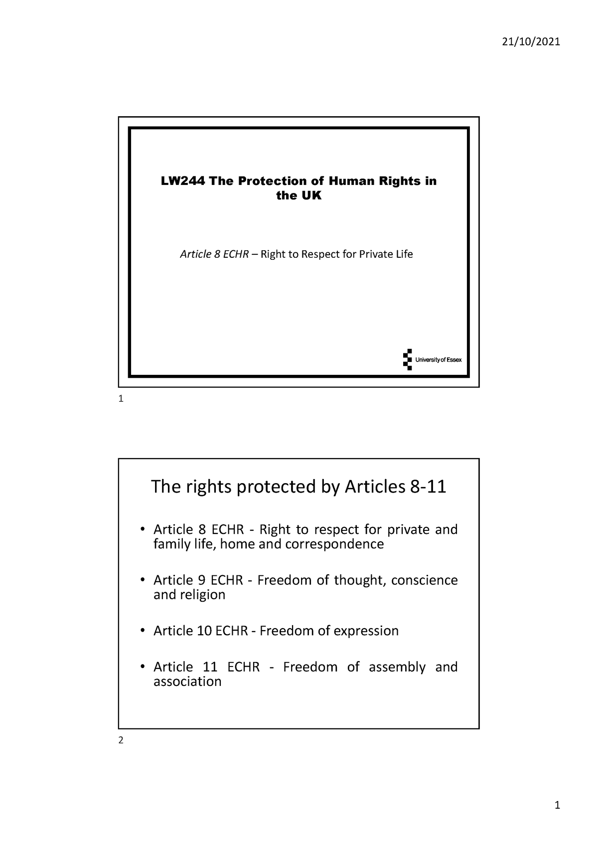 hr-week-5-human-rights-lw244-the-protection-of-human-rights-in-the