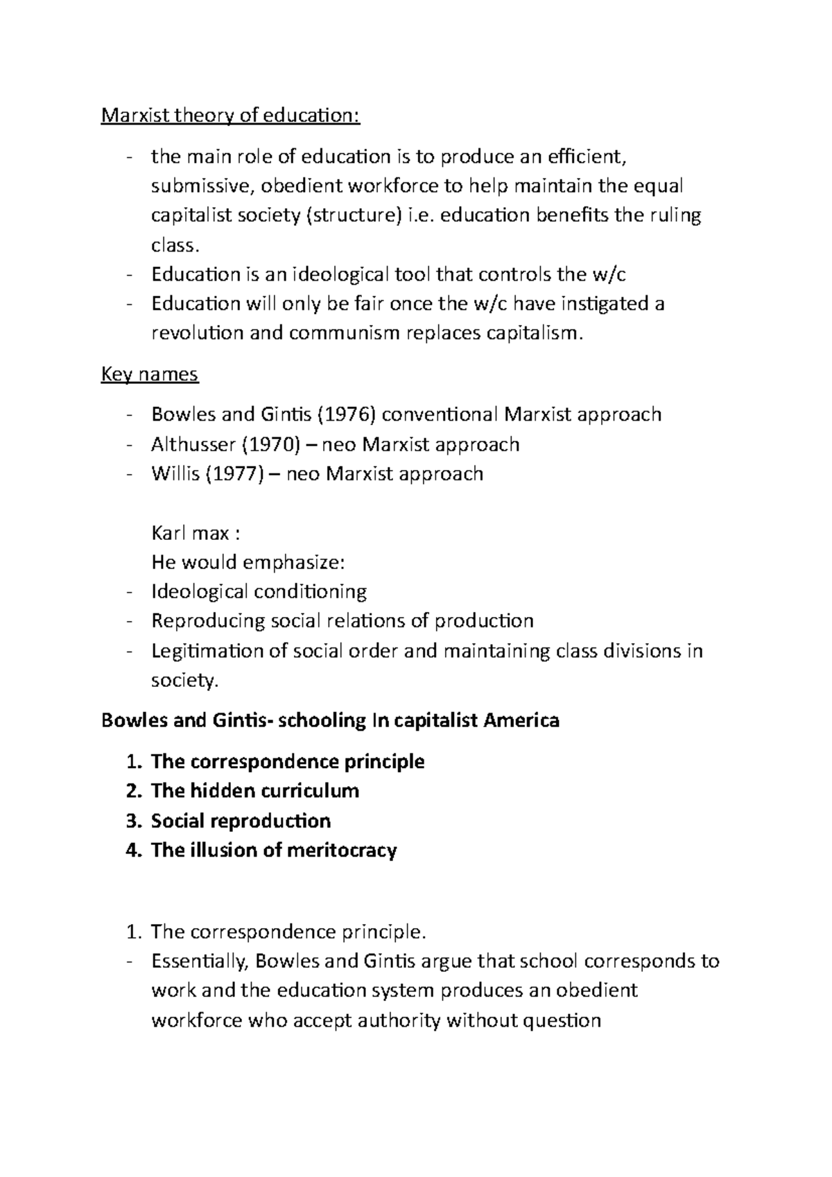 marxist theory of education pdf