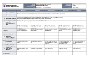 DLL Araling Panlipunan 6 Q2 W1 - GRADES 1 to 12 DAILY LESSON LOG School ...