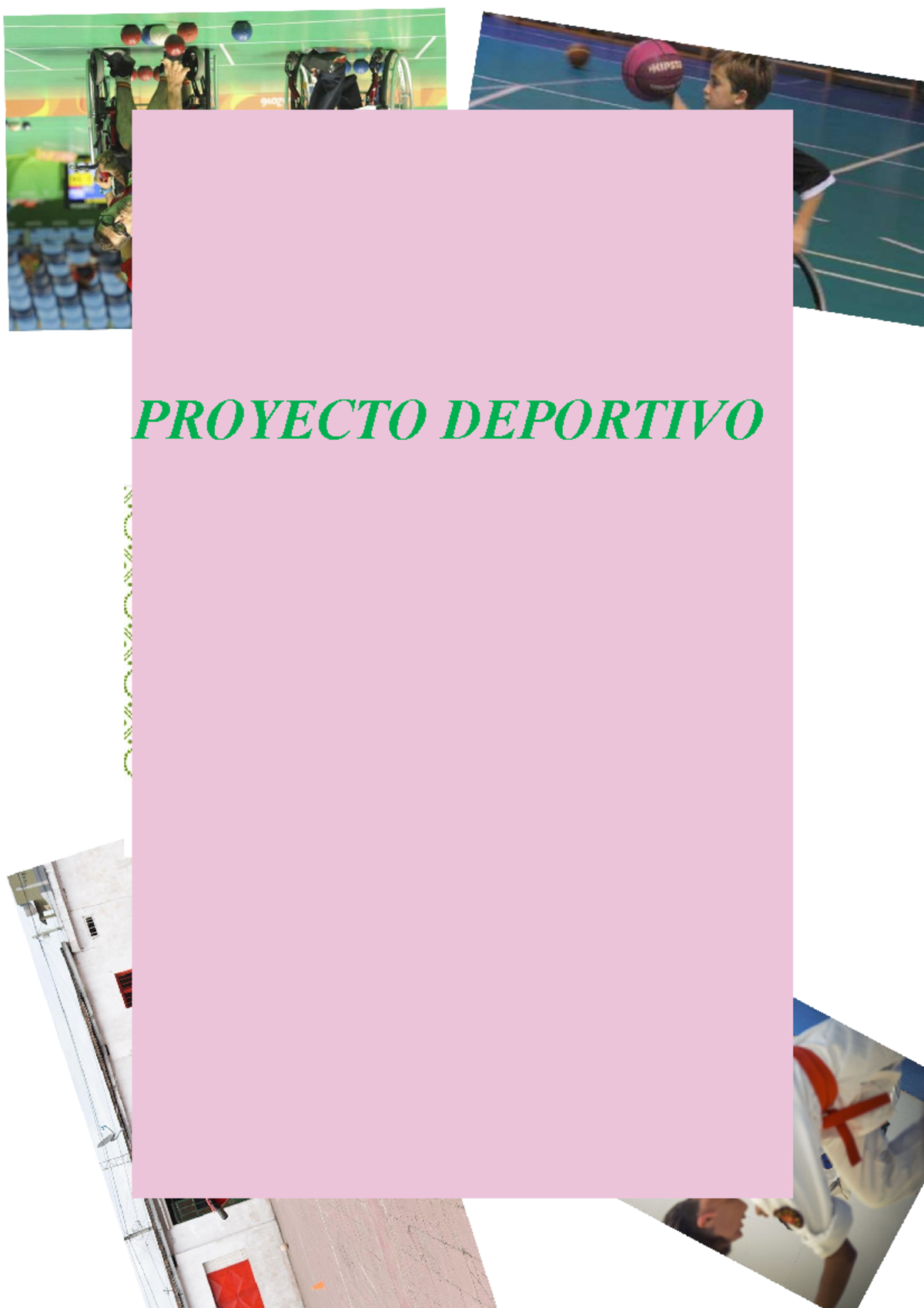 Proyecto Olimpiada Deportiva - Brito Ian - PROYECTO DEPORTIVO CORAZÓN ...