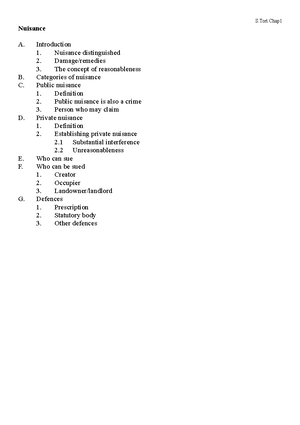 Torts Law 2 Rule in Rylands v Fletcher Part 2 Defences - 1 RULE IN ...