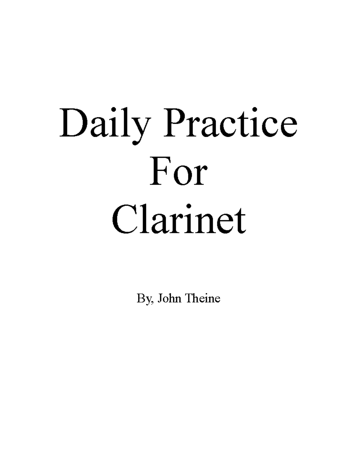 vfdvfvf Daily Practice For By, John Theine Table