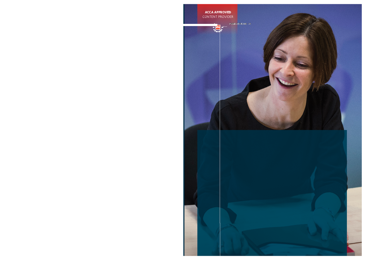 Shah Syed exam kit for ma1, ACCA ACCA APPROVED CONTENT PROVIDER Foundations in Accountancy MA