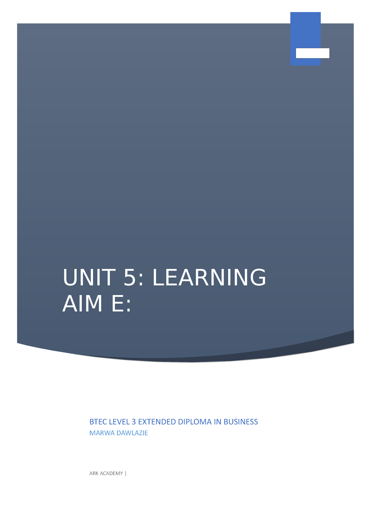 unit 5 assignment 3