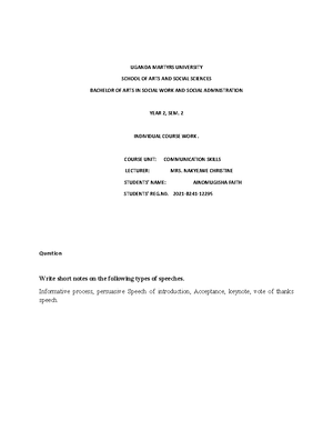 Communication notes - writing process - Communication skills - Studocu