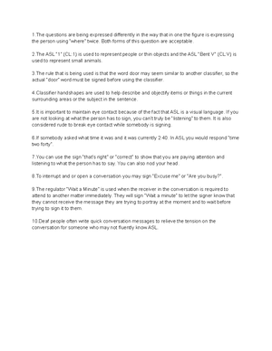 ASL Unit 5 - Azodeh - 1 repeat something that is habitual or say you do ...