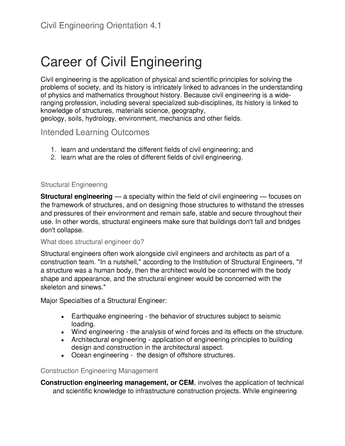 research papers about civil engineers