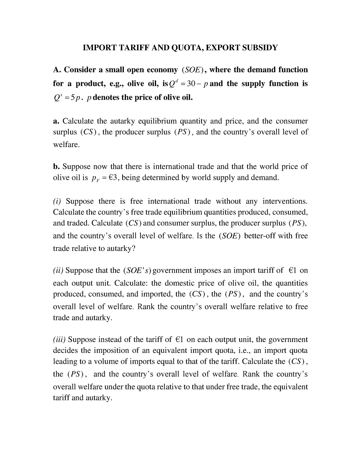 sample-exercise-tariff-quota-subsidy-import-tariff-and-quota