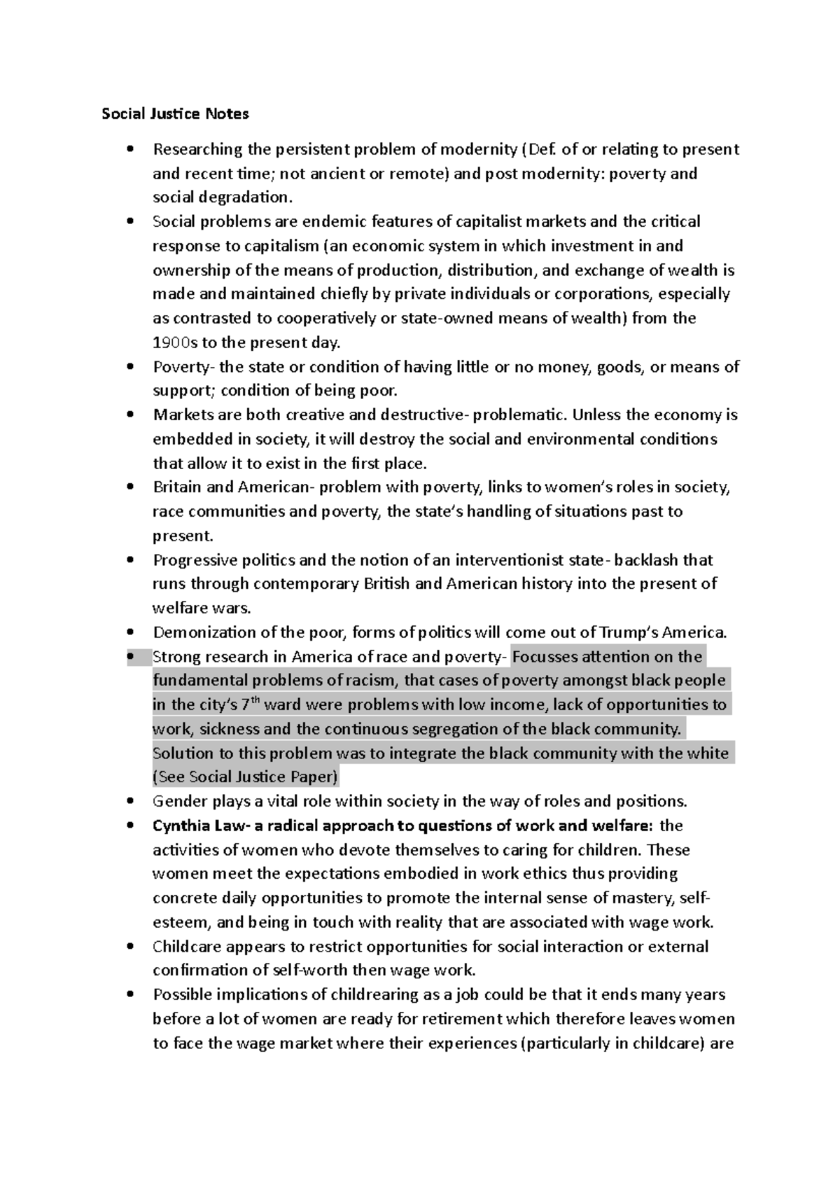 Social Justice Notes - Summary Criminal Law - Social Justice Notes ...