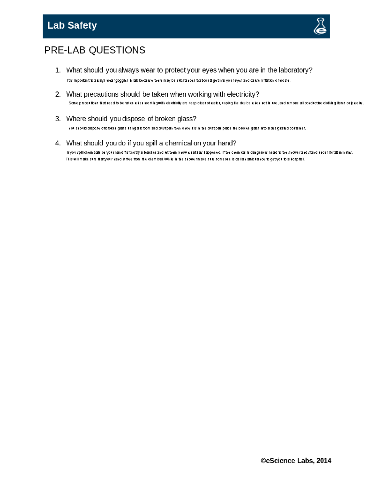 Lab 2 Escience lab assignments. Each have detailed answers along with