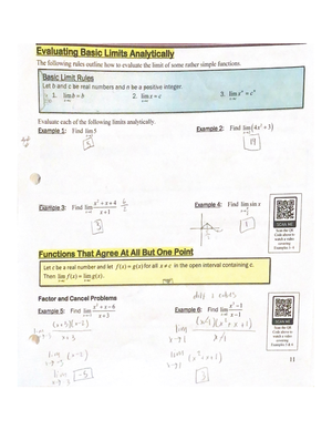 Calc-2 - Calculus UNIT 1 NOTES - MATH260 - Studocu