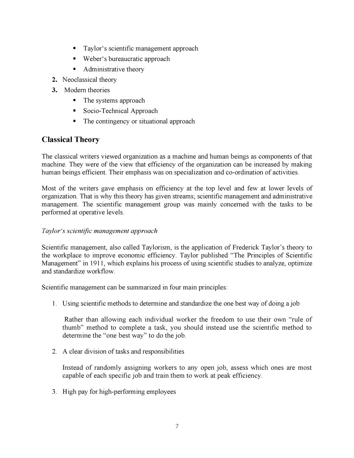 Function of Management Organizing Evaluation/Assessment.. - 7 Taylor‘s ...