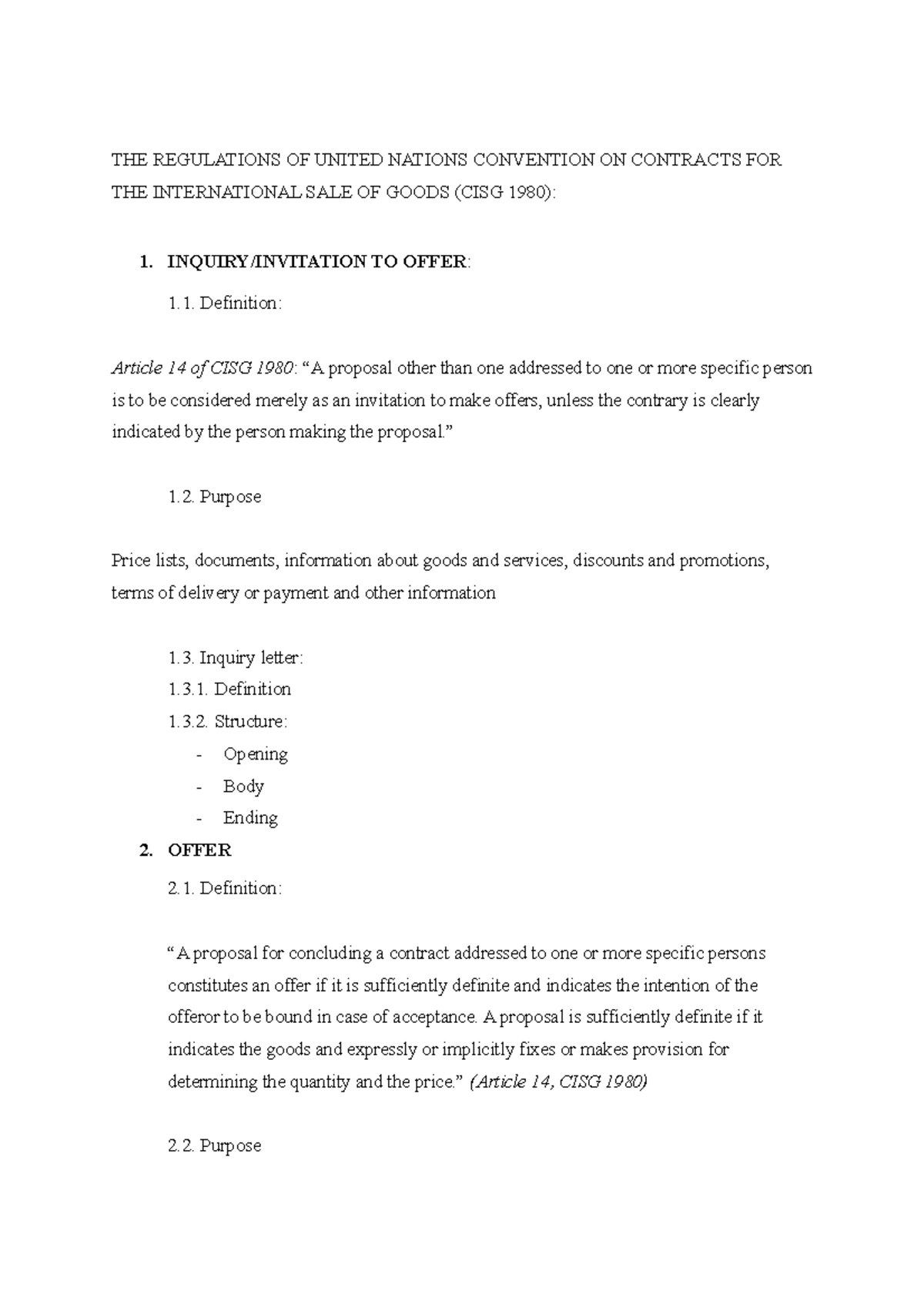 Tóm tắt - ill - THE REGULATIONS OF UNITED NATIONS CONVENTION ON ...