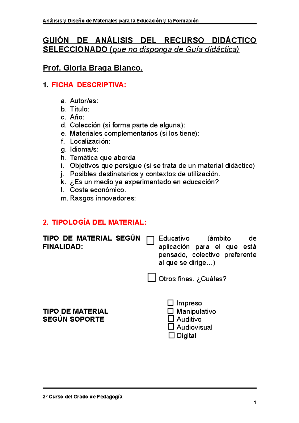 Guión DE Análisis DEL Recurso Seleccionado(5) - GUIÓN DE ANÁLISIS DEL ...