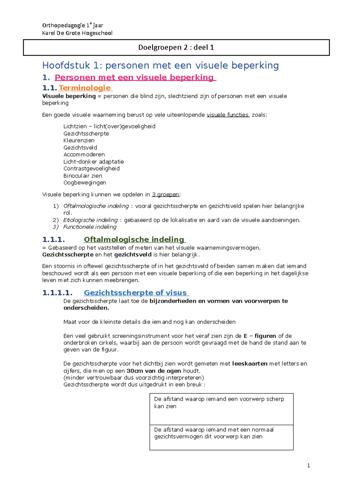 Doelgroepen 2 - Samenvatting Adhv De Powerpoint En De Cursus - Karel De ...