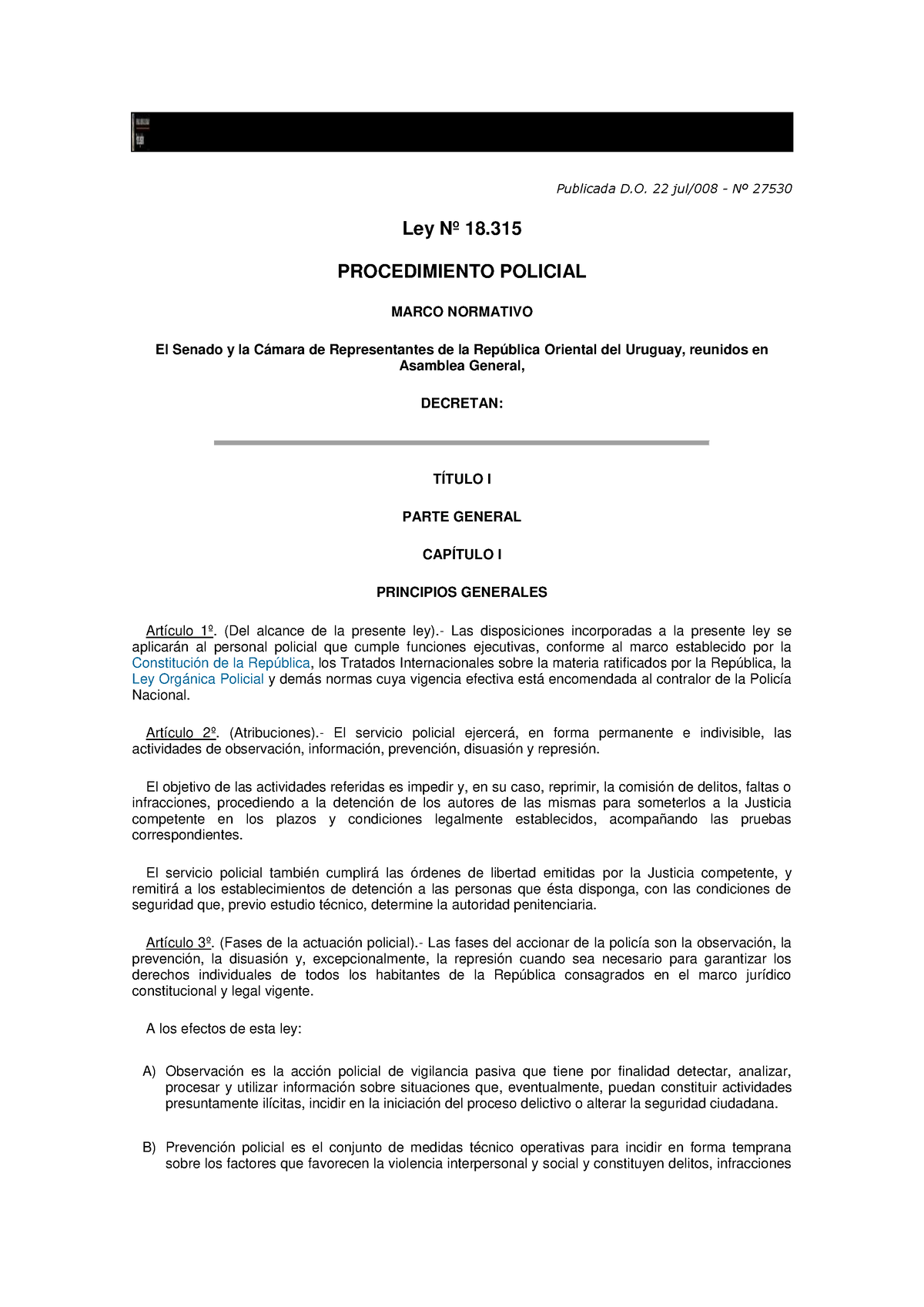 Anexo XII Ley18315 - Ley - Publicada D. 22 Jul/008 - Nº 27530 Ley Nº 18 ...