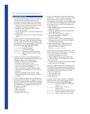 Chapter 5 Nursing Process - Chapter 5 Assessment, Data Analysis/Problem ...